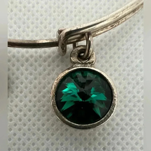 Alex and Ani | birthstone bangle, August, charm bracelet. - Picture 3 of 11